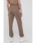 Spodnie Vero Moda spodnie damskie kolor brązowy gładkie