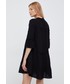 Sukienka Vero Moda sukienka bawełniana kolor czarny mini rozkloszowana