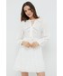 Sukienka Vero Moda sukienka kolor biały mini rozkloszowana
