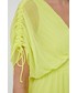Sukienka Vero Moda sukienka kolor żółty maxi rozkloszowana