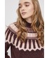Sweter Vero Moda - Sweter z domieszką wełny