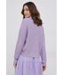 Sweter Vero Moda Kardigan damski kolor fioletowy ciepły