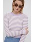 Sweter Vero Moda sweter damski kolor fioletowy lekki
