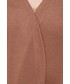 Sweter Vero Moda kardigan damski kolor brązowy lekki