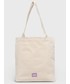 Shopper bag Lee torebka bawełniana kolor beżowy