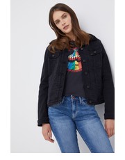 Kurtka Kurtka jeansowa damska kolor czarny zimowa - Answear.com Lee