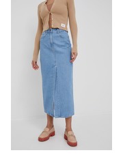 Spódnica spódnica jeansowa midi prosta - Answear.com Lee