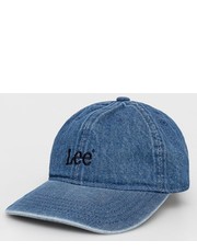 Czapka czapka jeansowa kolor granatowy gładka - Answear.com Lee