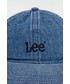 Czapka Lee czapka jeansowa kolor granatowy gładka