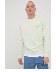 Bluza męska bluza bawełniana męska kolor zielony z nadrukiem - Answear.com Lee