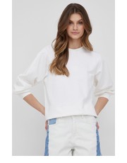Bluza bluza bawełniana damska kolor biały gładka - Answear.com Lee
