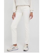 Jeansy jeansy MARION STRAIGHT ECRU damskie medium waist - Answear.com Lee