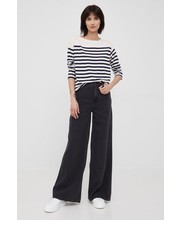 Jeansy jeansy DREW BLACK DUNS damskie high waist - Answear.com Lee