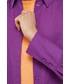 Koszula Vila koszula bawełniana damska kolor fioletowy relaxed z kołnierzykiem klasycznym