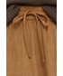 Spódnica Vila spódnica kolor brązowy mini rozkloszowana