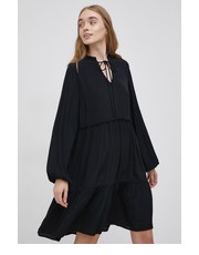Sukienka Sukienka kolor czarny mini rozkloszowana - Answear.com Vila