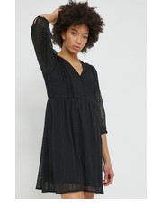 Sukienka sukienka kolor czarny mini rozkloszowana - Answear.com Vila