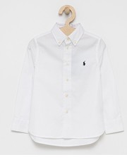 Koszula Koszula bawełniana dziecięca kolor biały - Answear.com Polo Ralph Lauren