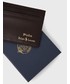 Portfel Polo Ralph Lauren etui na karty skórzane męski kolor brązowy