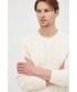 Sweter męski Polo Ralph Lauren sweter bawełniany męski kolor beżowy