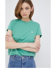 Bluzka t-shirt bawełniany kolor zielony - Answear.com Polo Ralph Lauren