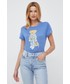 Bluzka Polo Ralph Lauren t-shirt lniany