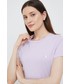 Bluzka Polo Ralph Lauren t-shirt bawełniany kolor fioletowy