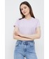 Bluzka Polo Ralph Lauren t-shirt bawełniany kolor fioletowy