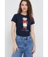 Bluzka Polo Ralph Lauren t-shirt bawełniany kolor granatowy
