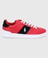 Sneakersy męskie Polo Ralph Lauren Buty kolor czerwony
