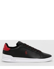 Sneakersy męskie Buty skórzane kolor czarny - Answear.com Polo Ralph Lauren