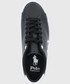 Sneakersy męskie Polo Ralph Lauren buty skórzane LONGWOOD kolor czarny