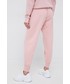 Spodnie Polo Ralph Lauren spodnie dresowe damskie kolor różowy gładkie