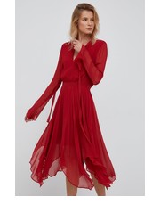 Sukienka sukienka kolor czerwony mini rozkloszowana - Answear.com Polo Ralph Lauren