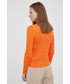 Sweter Polo Ralph Lauren sweter bawełniany damski kolor pomarańczowy lekki