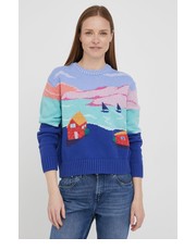 Sweter sweter z domieszką wełny damski ciepły - Answear.com Polo Ralph Lauren