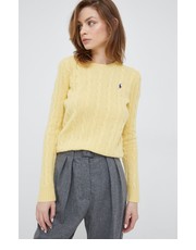 Sweter sweter wełniany damski kolor żółty lekki - Answear.com Polo Ralph Lauren