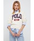 Sweter Polo Ralph Lauren sweter bawełniany damski kolor beżowy
