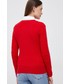Sweter Polo Ralph Lauren sweter wełniany damski kolor czerwony