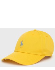 Czapka czapka kolor żółty z nadrukiem - Answear.com Polo Ralph Lauren