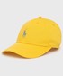 Czapka Polo Ralph Lauren czapka kolor żółty z nadrukiem