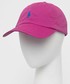 Czapka Polo Ralph Lauren czapka bawełniana kolor różowy z aplikacją