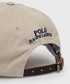 Czapka Polo Ralph Lauren czapka kolor beżowy z aplikacją