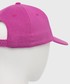 Czapka Polo Ralph Lauren czapka kolor fioletowy z aplikacją
