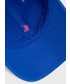 Czapka Polo Ralph Lauren czapka bawełniana kolor granatowy z aplikacją