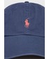 Czapka Polo Ralph Lauren czapka bawełniana kolor granatowy wzorzysta