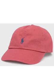 Czapka czapka bawełniana kolor różowy gładka - Answear.com Polo Ralph Lauren