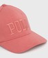 Czapka Polo Ralph Lauren czapka kolor różowy z aplikacją