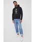 Bluza męska Polo Ralph Lauren bluza męska kolor czarny z kapturem z nadrukiem