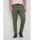Spodnie męskie Polo Ralph Lauren spodnie bawełniane męskie kolor zielony proste